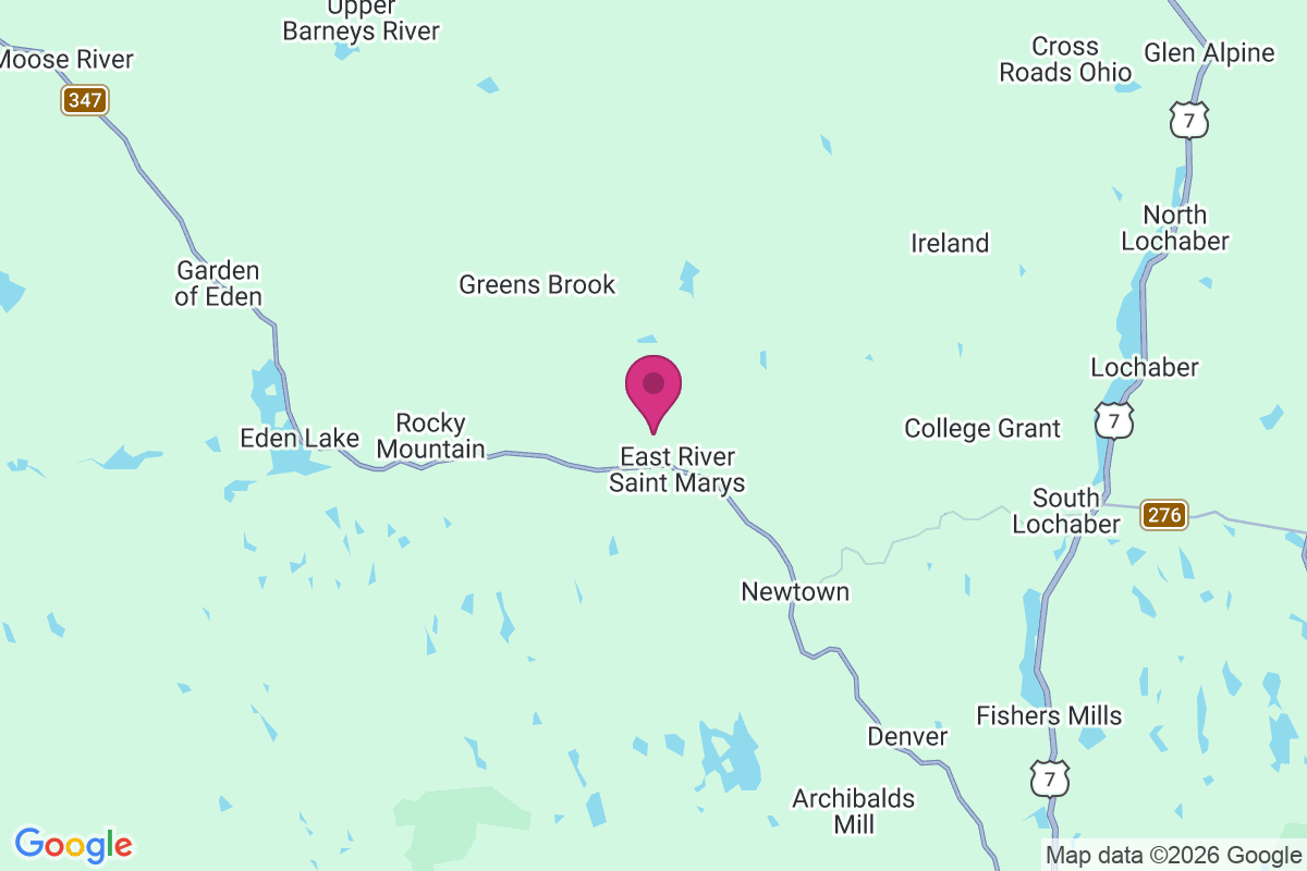 Carte de East River Saint Marys
