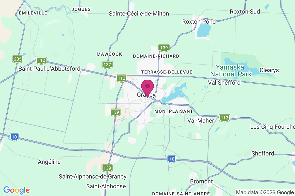 Carte de Granby