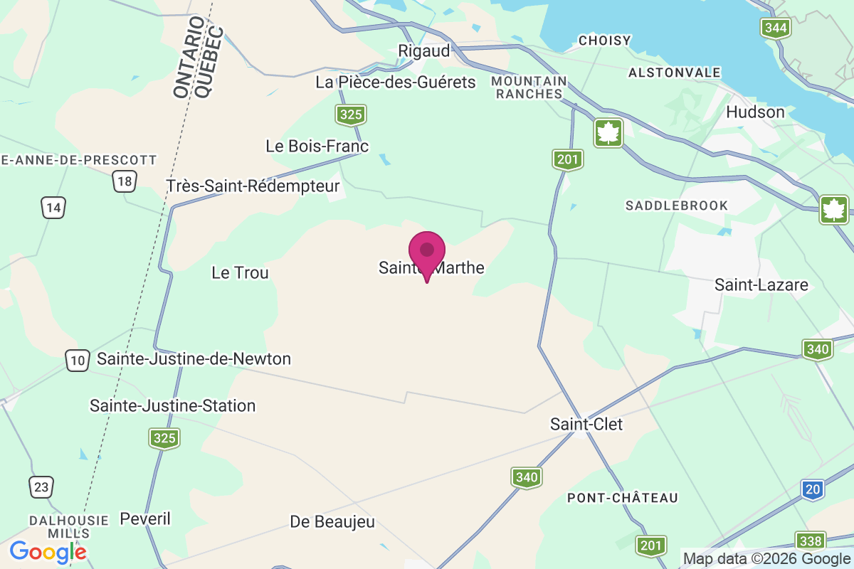 Carte de Sainte-Marthe