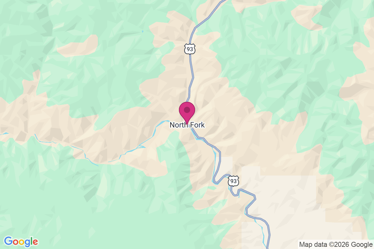 Carte de North Fork