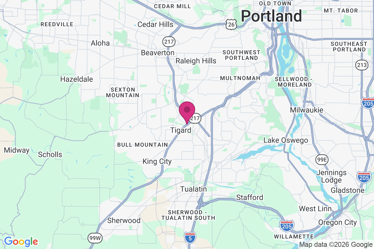 Carte de Tigard