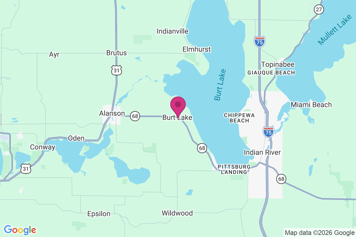Carte de Burt Lake