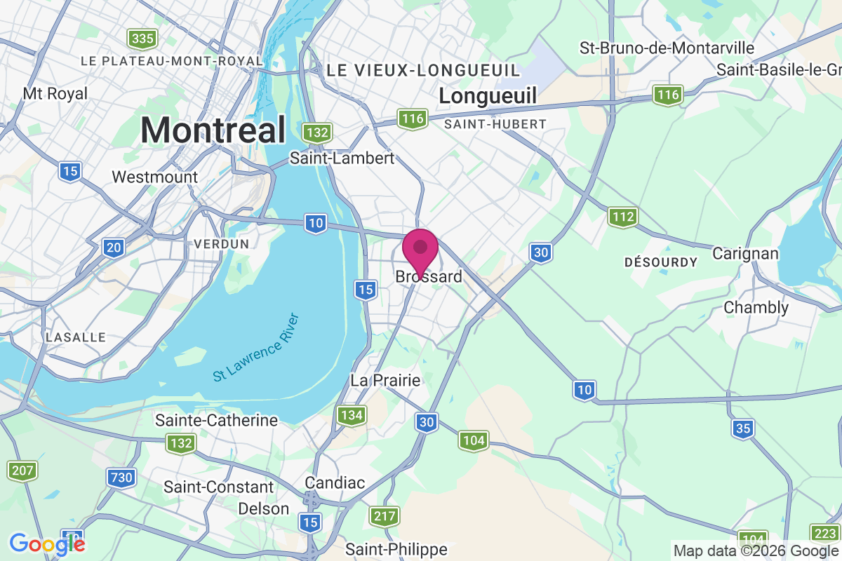 Carte de Brossard