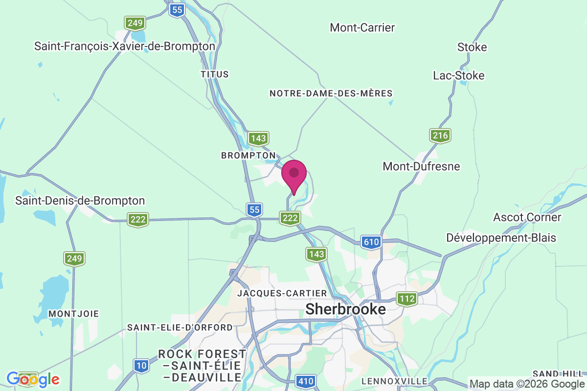 Carte de Bromptonville