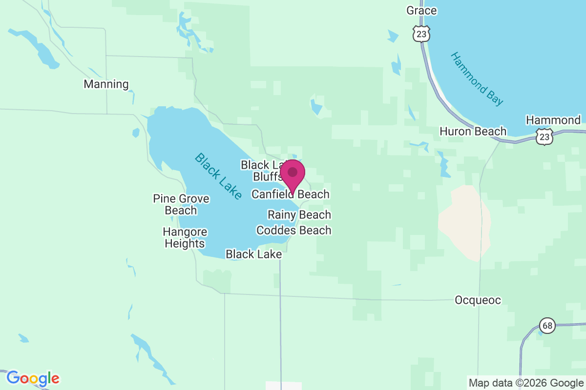 Carte de Canfield Beach
