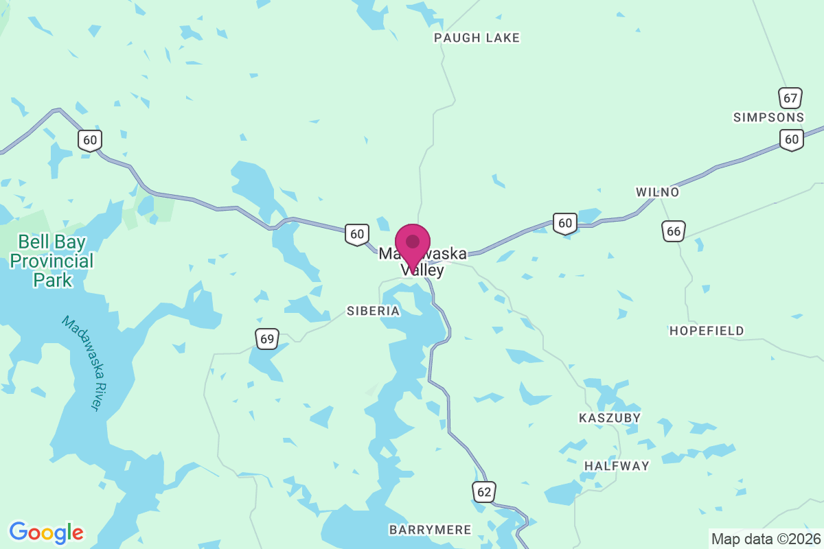 Carte de Palmer Rapids