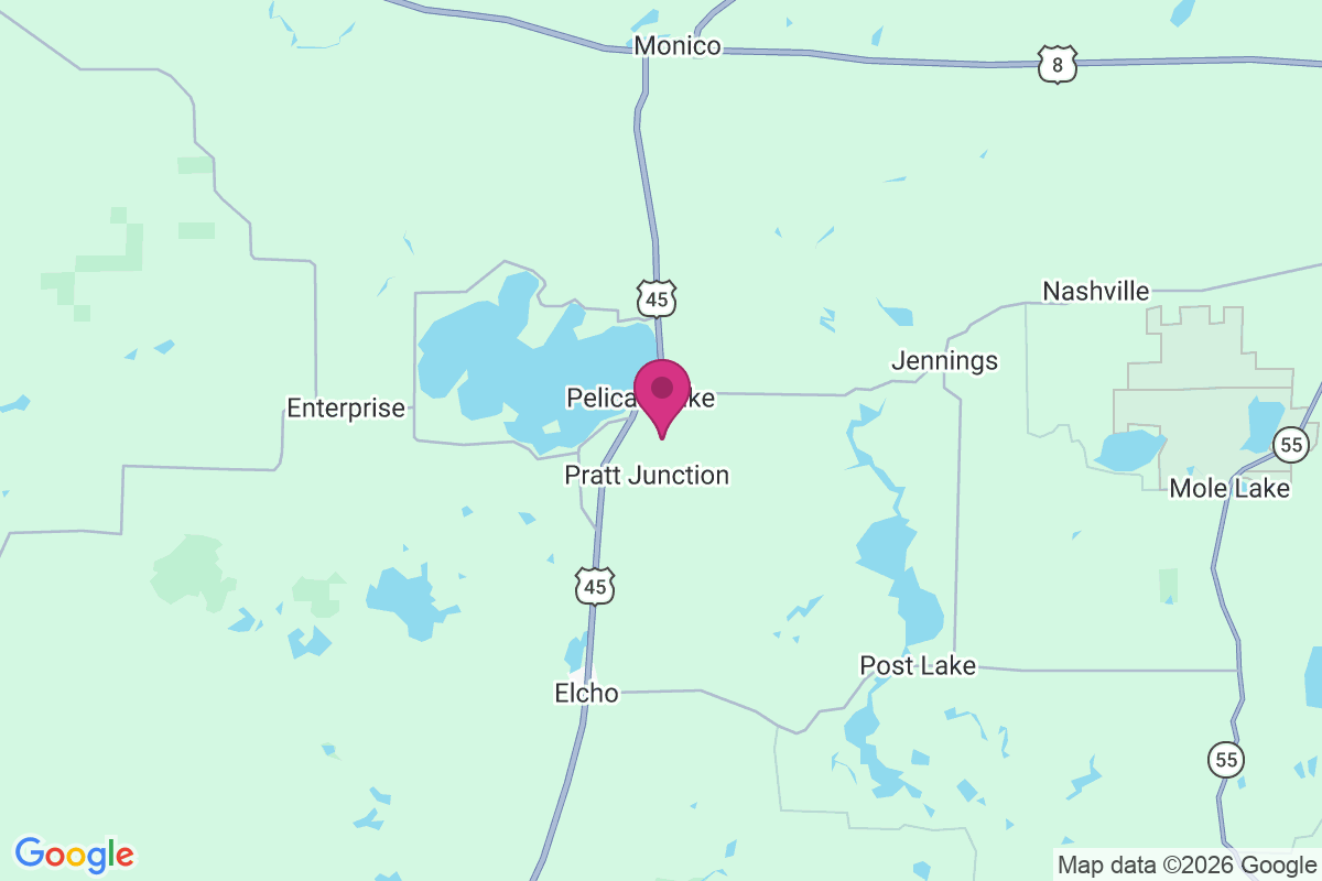 Carte de Pelican Lake