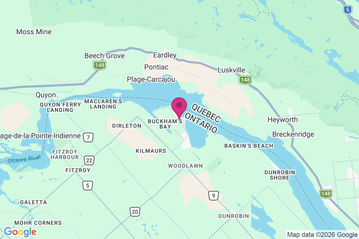Carte de Constance Bay