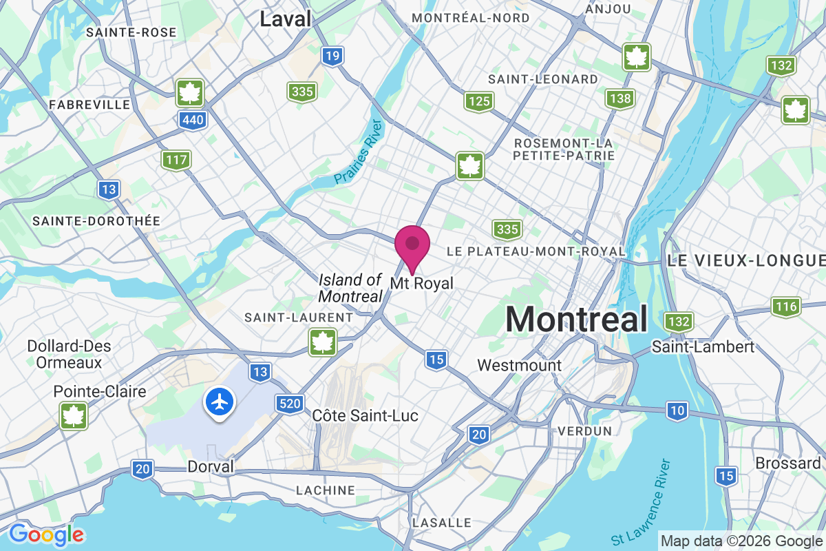 Carte de Mont-Royal
