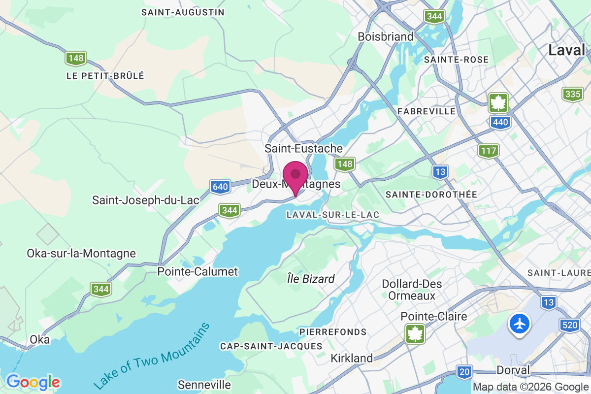 Carte de Deux Montagnes