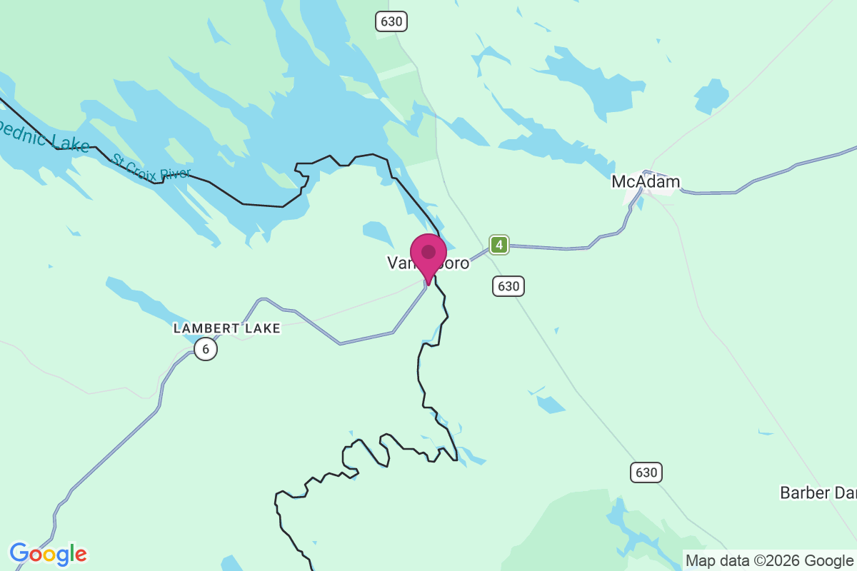 Carte de Vanceboro