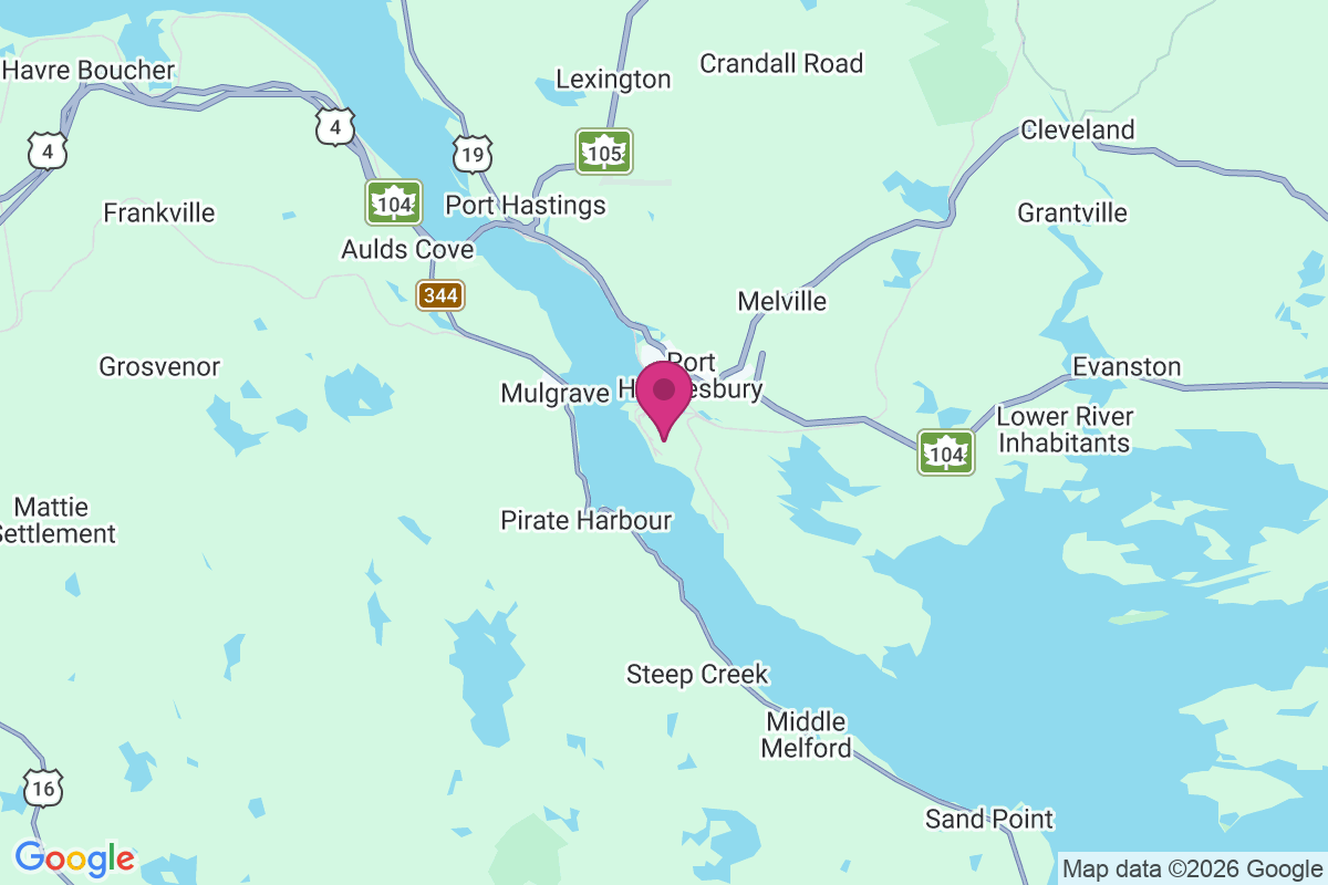 Carte de Point Tupper