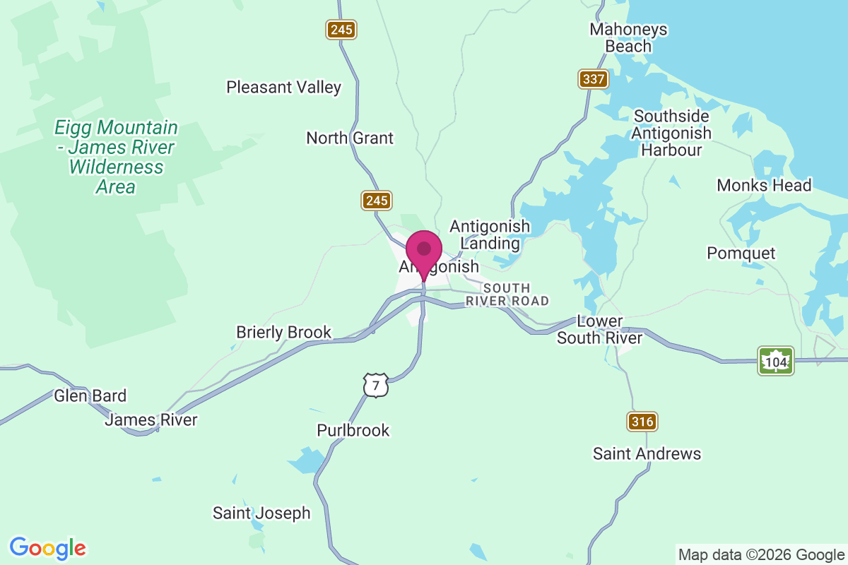 Carte de Antigonish