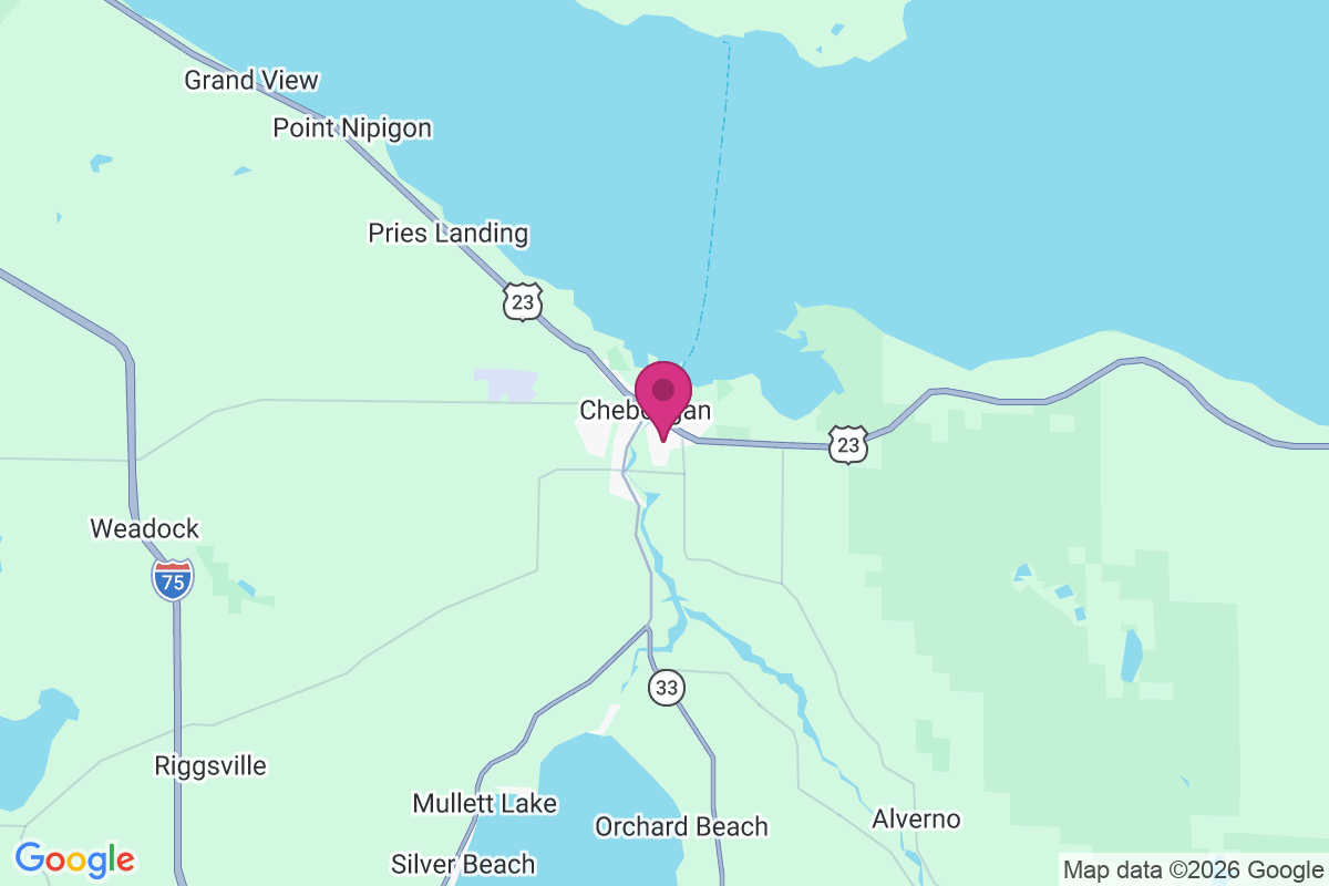 Carte de Cheboygan