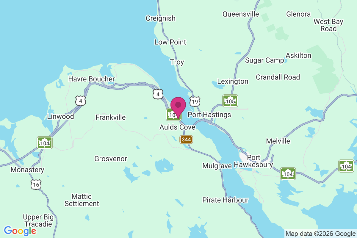 Carte de Aulds Cove