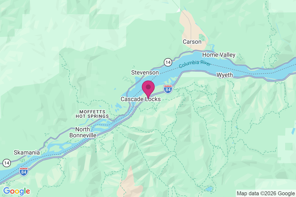 Carte de Cascade Locks
