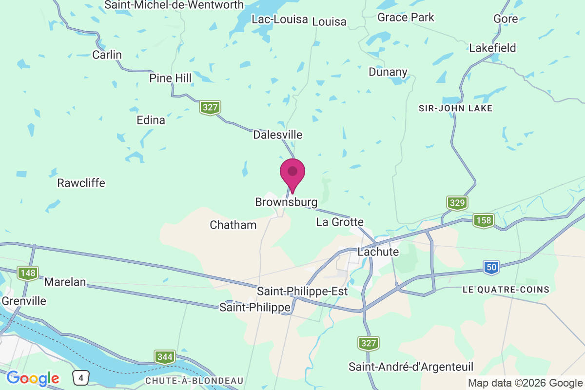 Carte de Brownsburg
