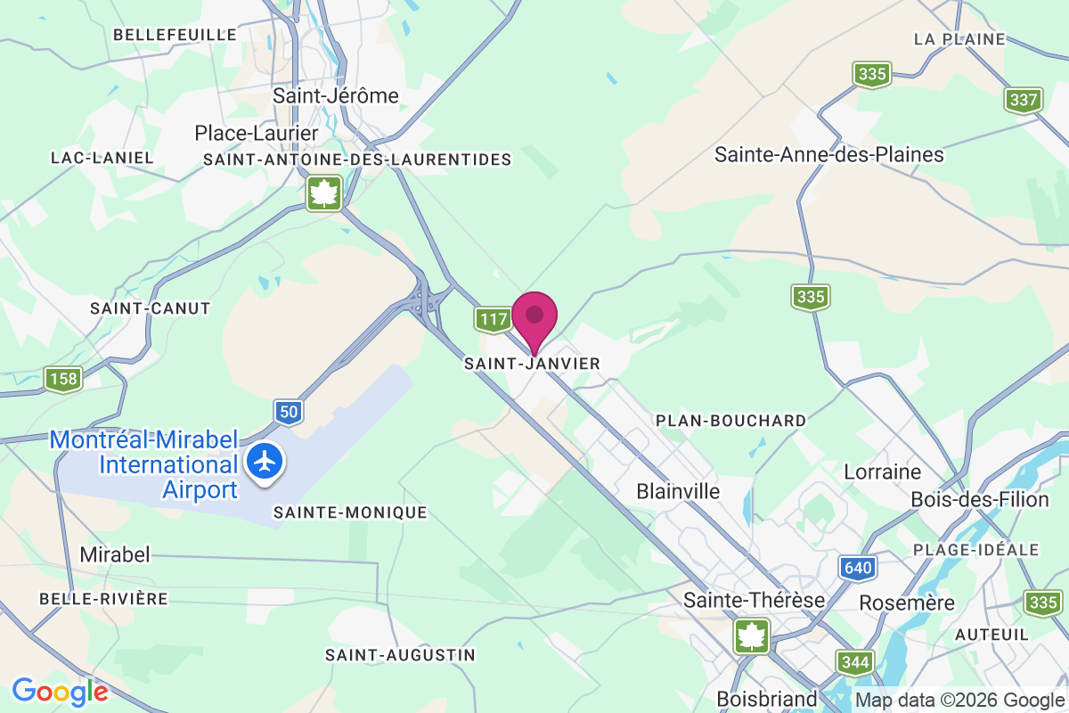Carte de Saint-Janvier