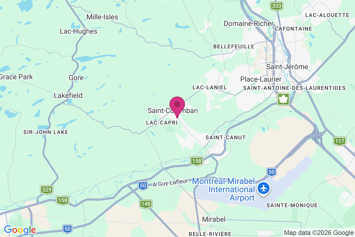 Carte de Saint-Colomban