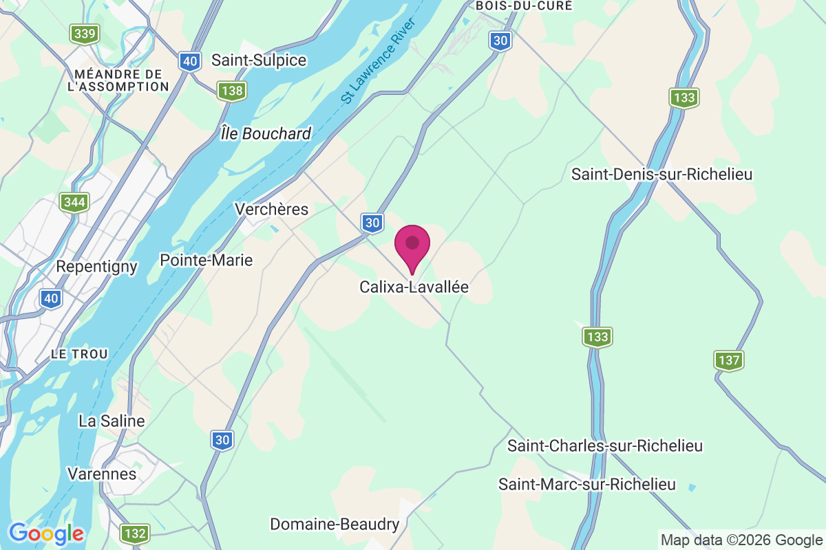 Carte de Calixa-Lavallée