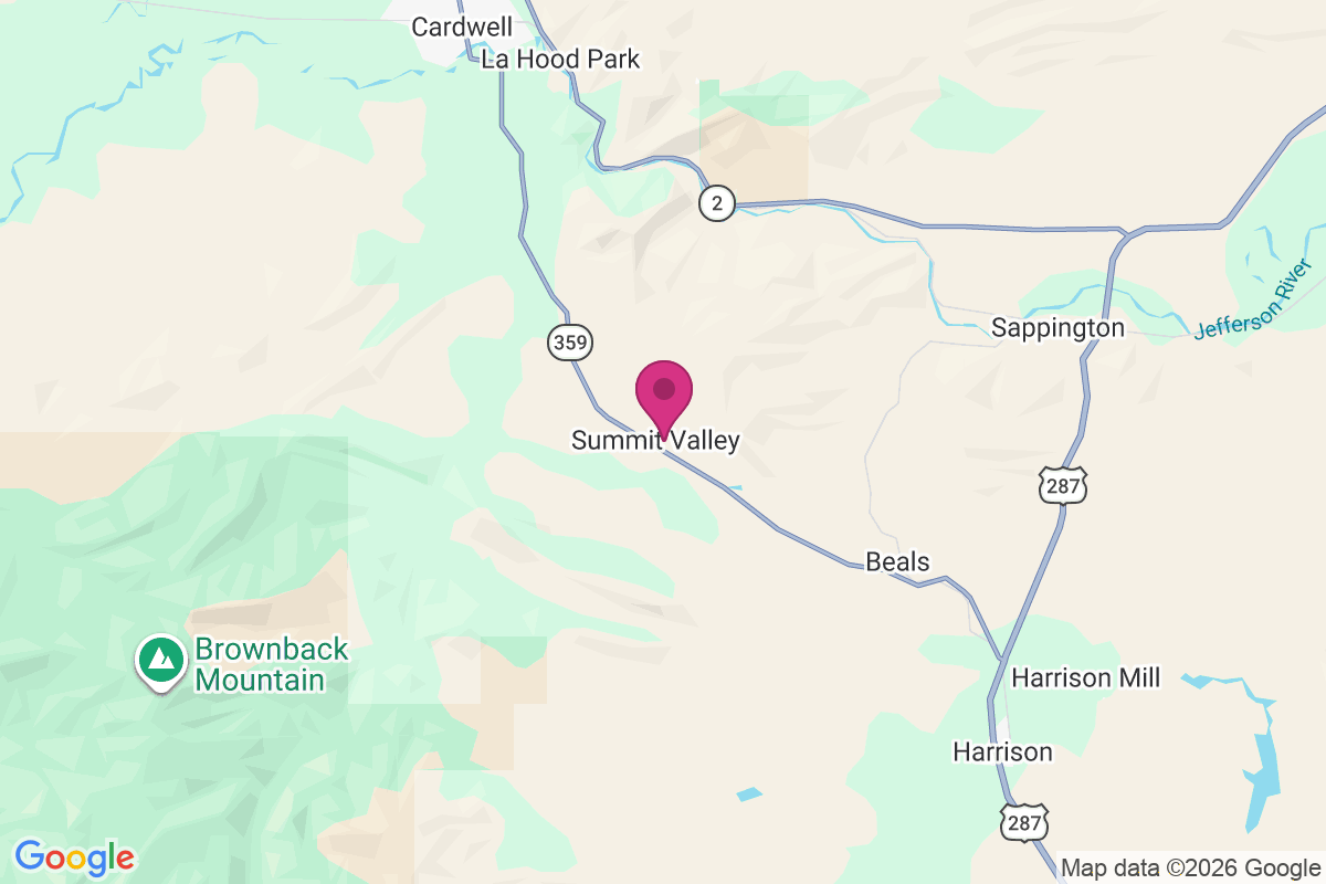 Carte de Summit Valley