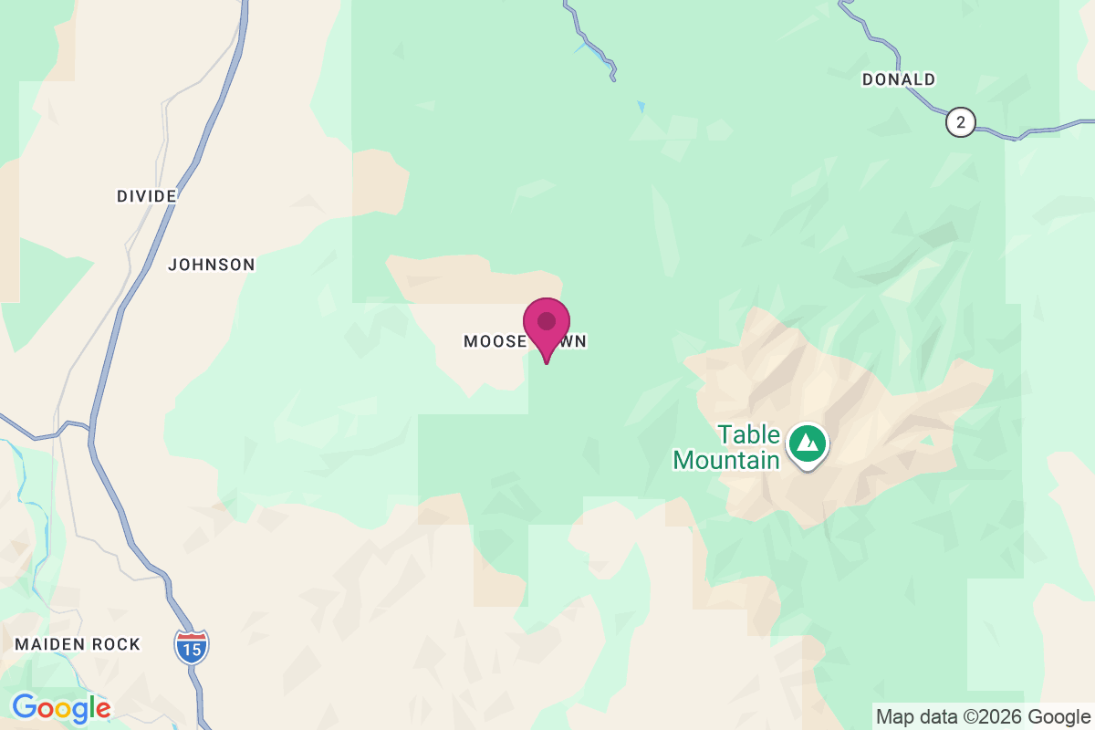 Carte de Moose Town