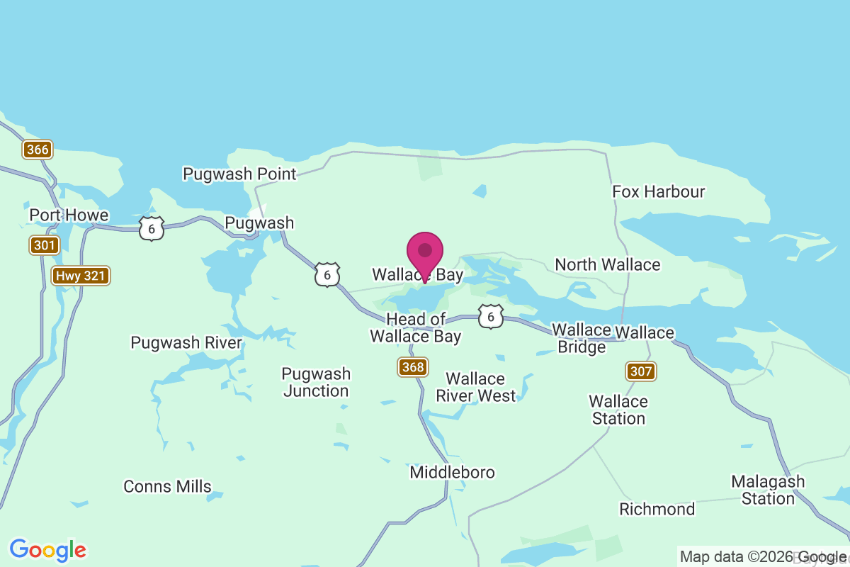 Carte de Wallace Bay