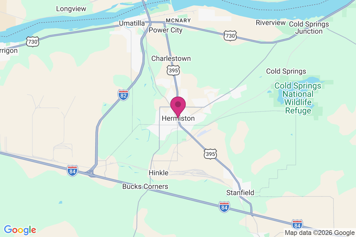 Carte de Hermiston