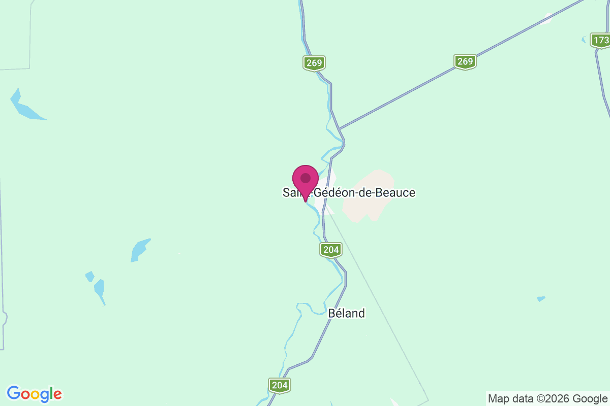 Carte de Saint-Gédéon-de-Beauce