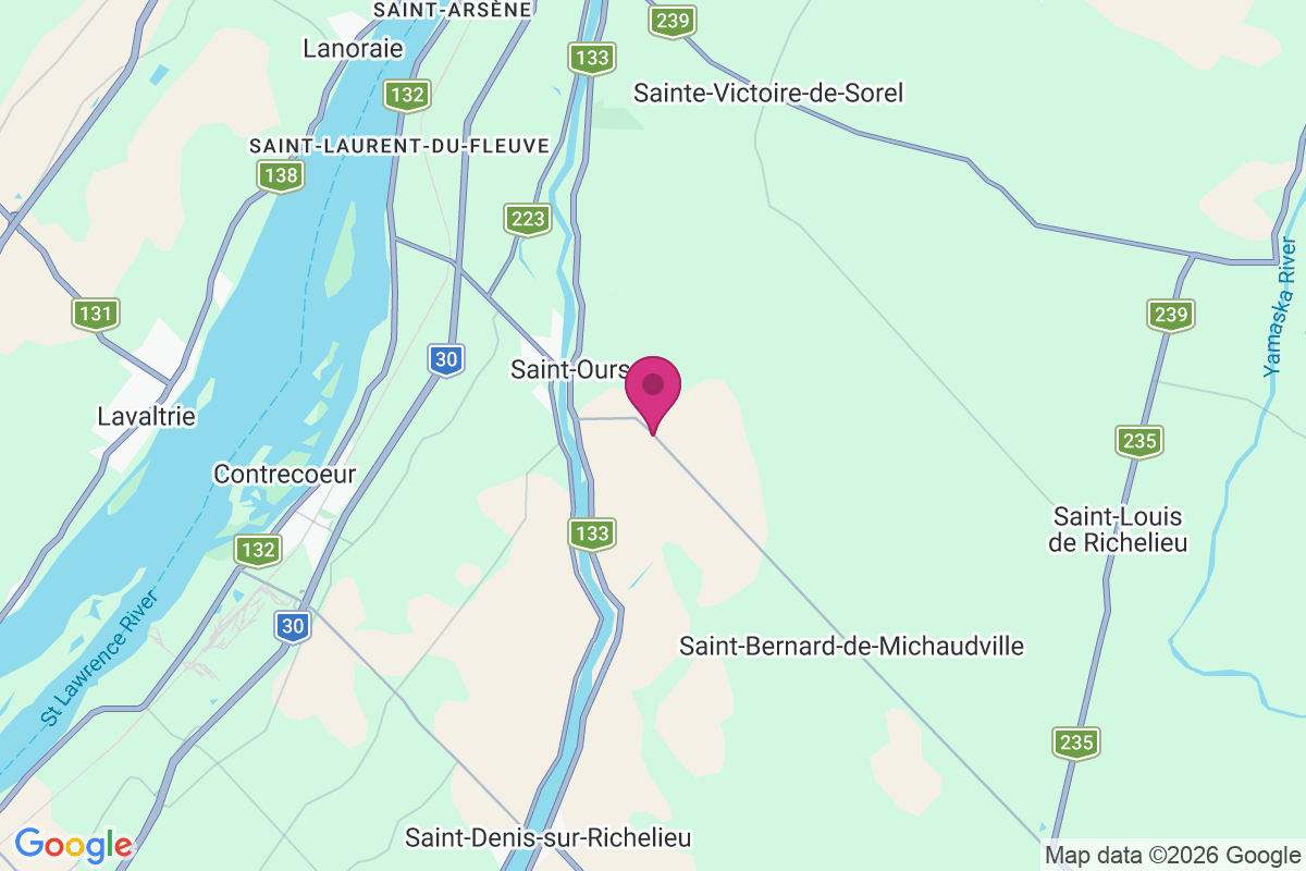 Carte de Saint-Ours