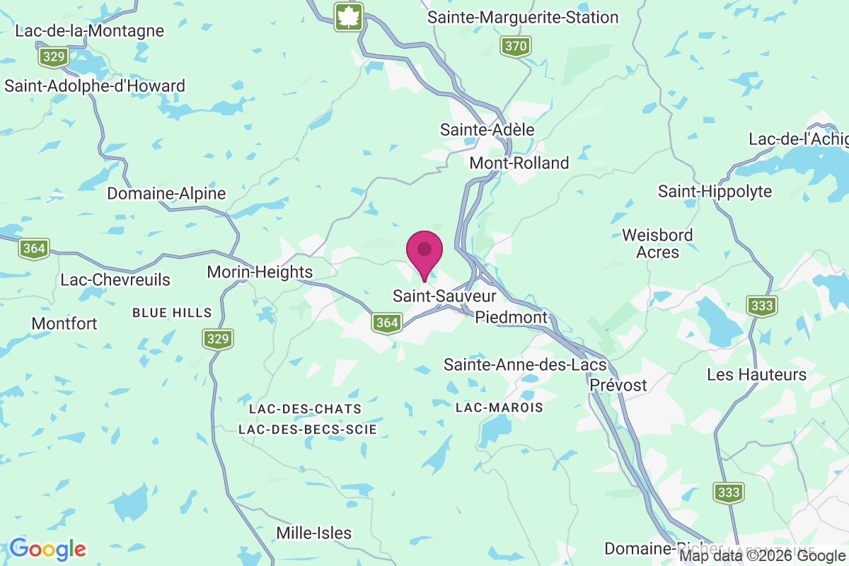 Carte de Saint-Sauveur-des-Monts