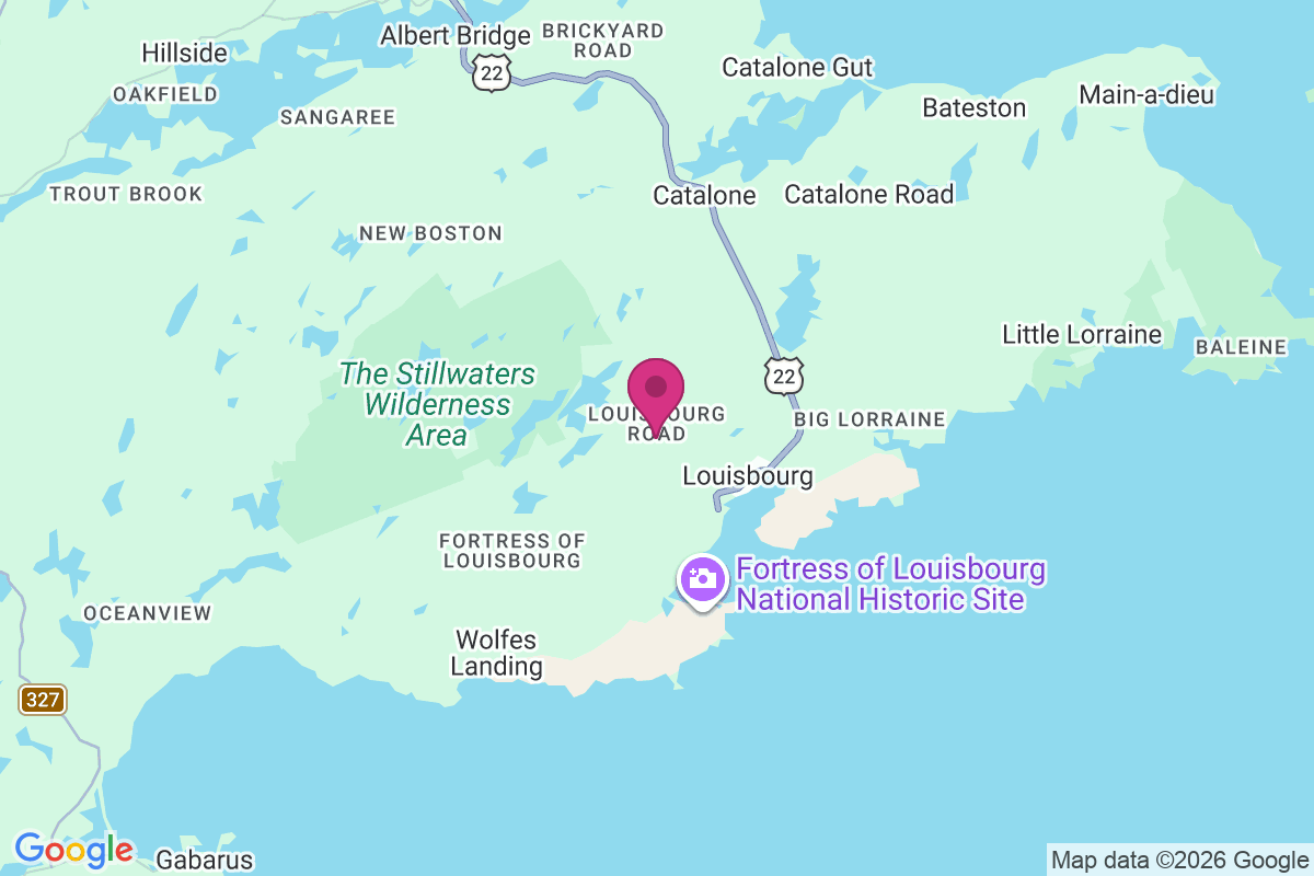 Carte de Louisburg Road
