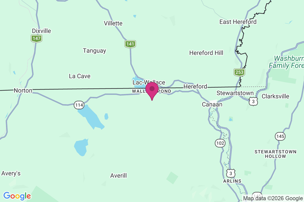 Carte de Wallace Pond
