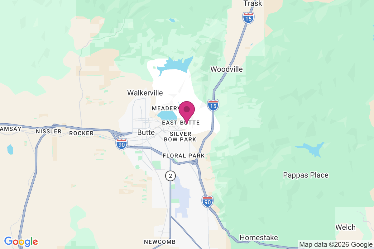 Carte de East Butte