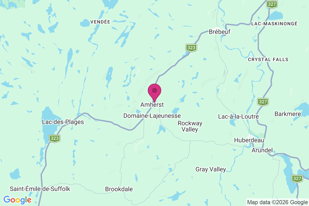 Carte de Saint-Remi-d'Amherst