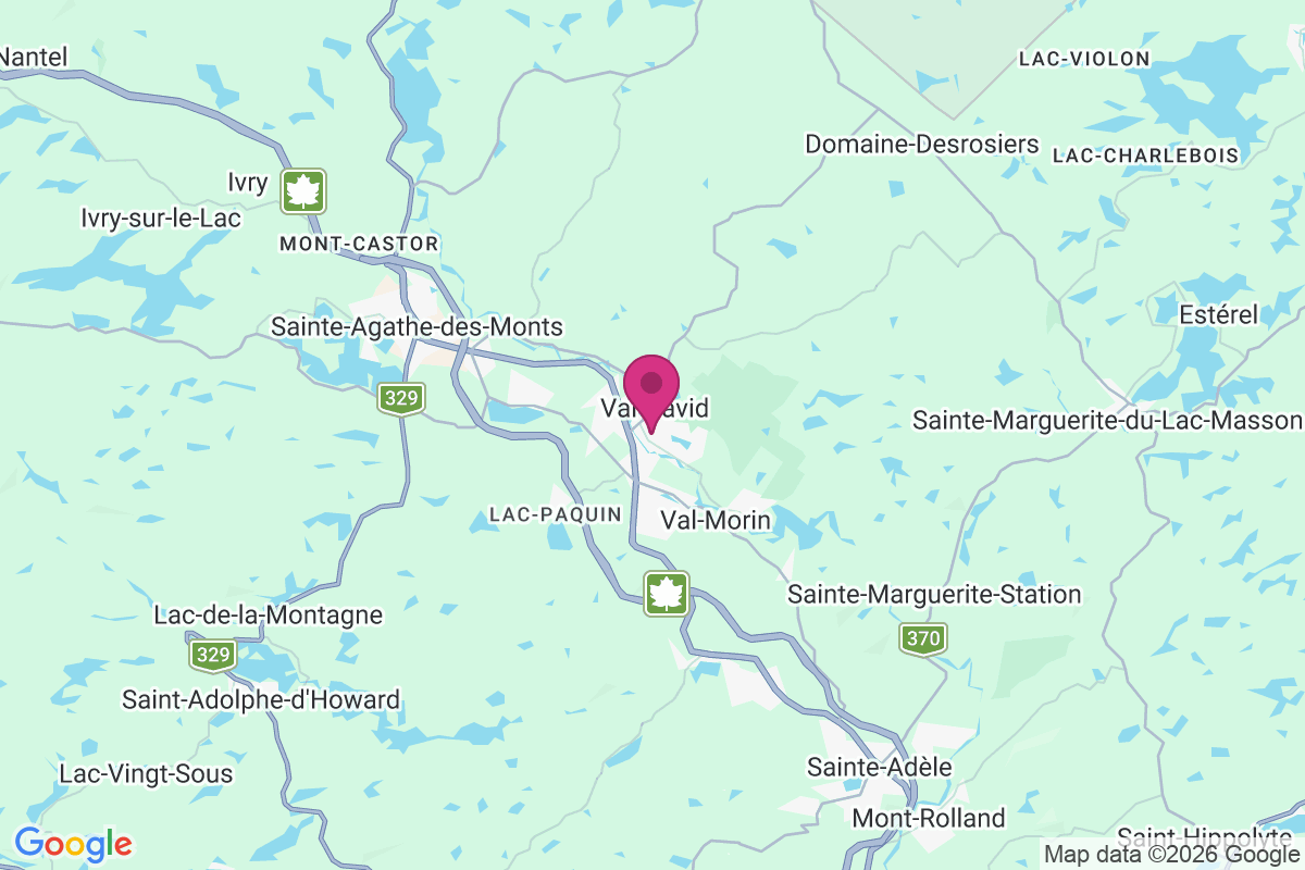 Carte de Sainte-lucie-des-laurentides