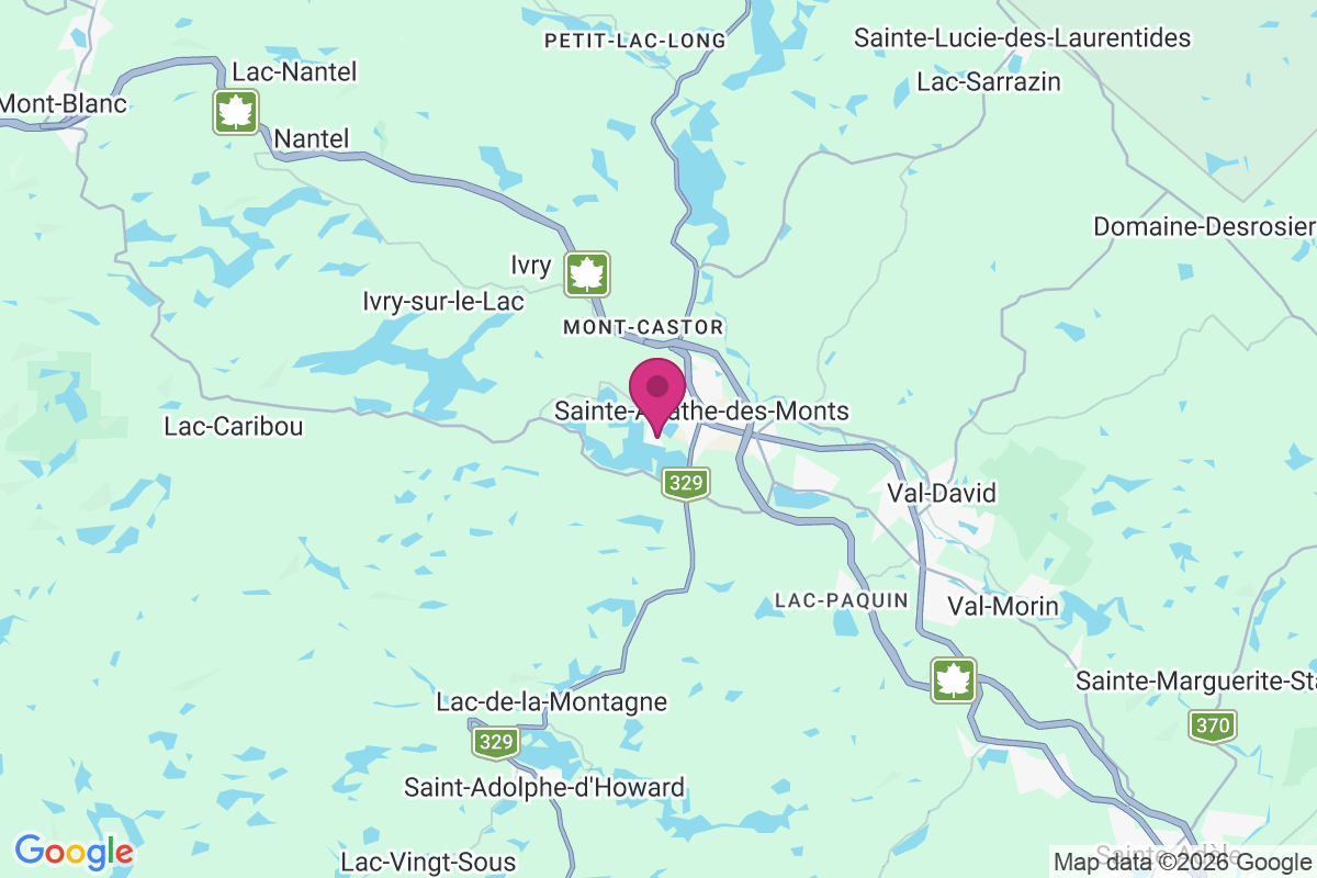 Carte de Sainte-agathe-nord