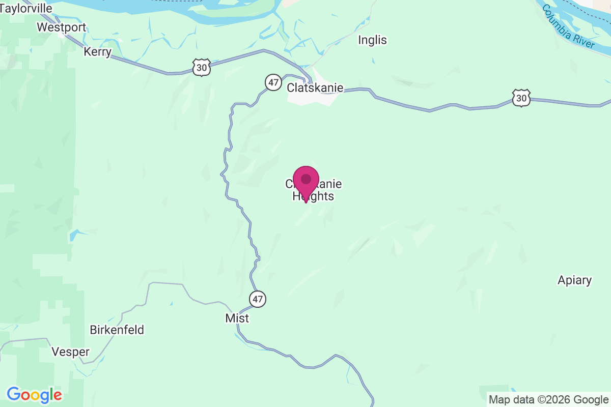 Carte de Clatskanie Heights