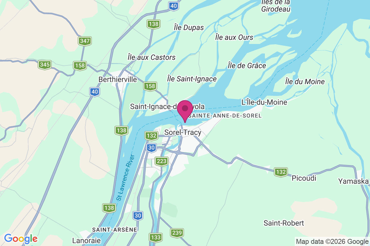 Carte de Sorel