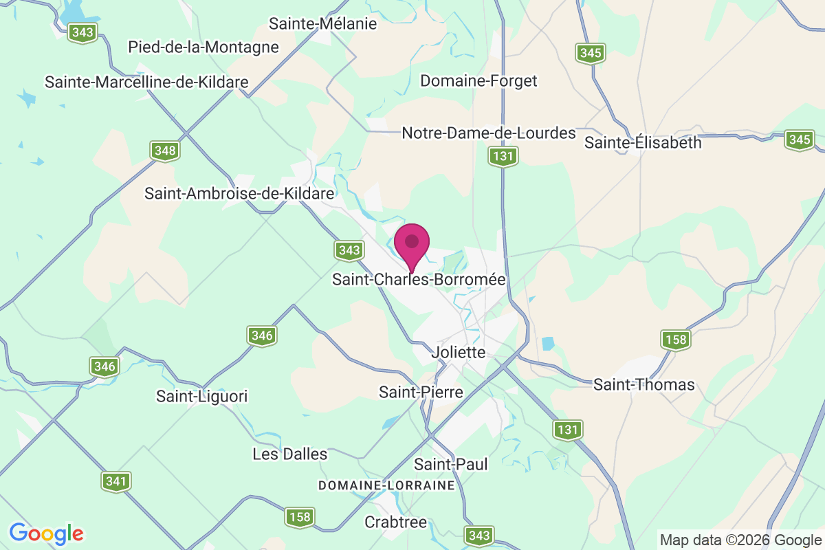 Carte de Saint-Charles-Borromée