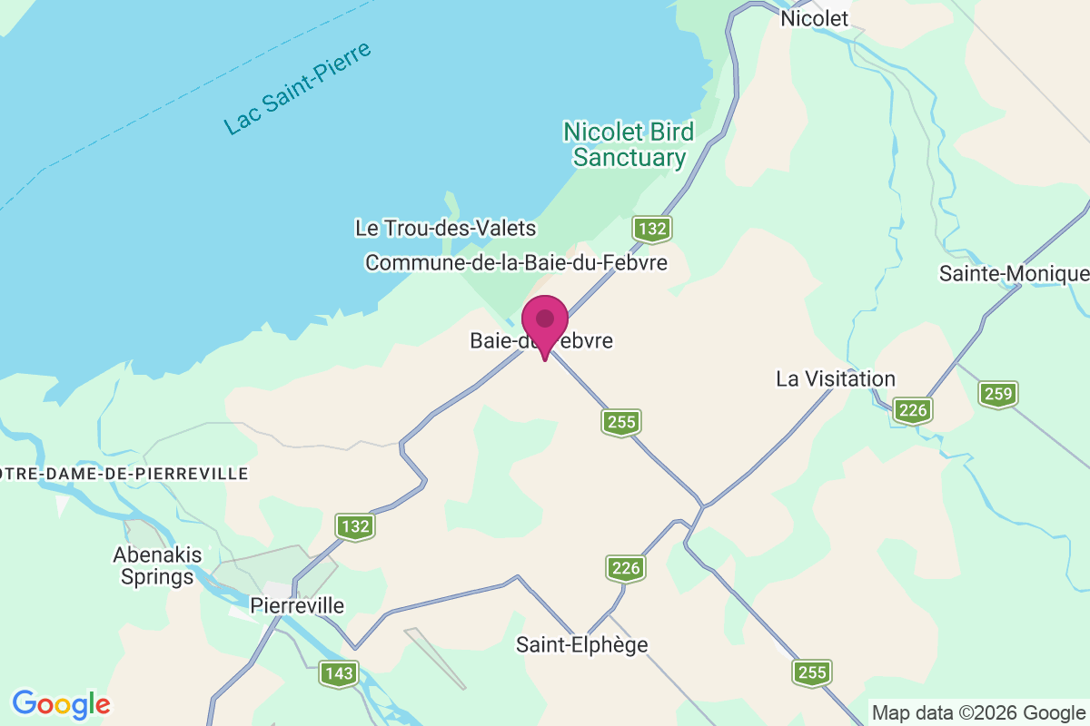 Carte de Baie-du-Febvre