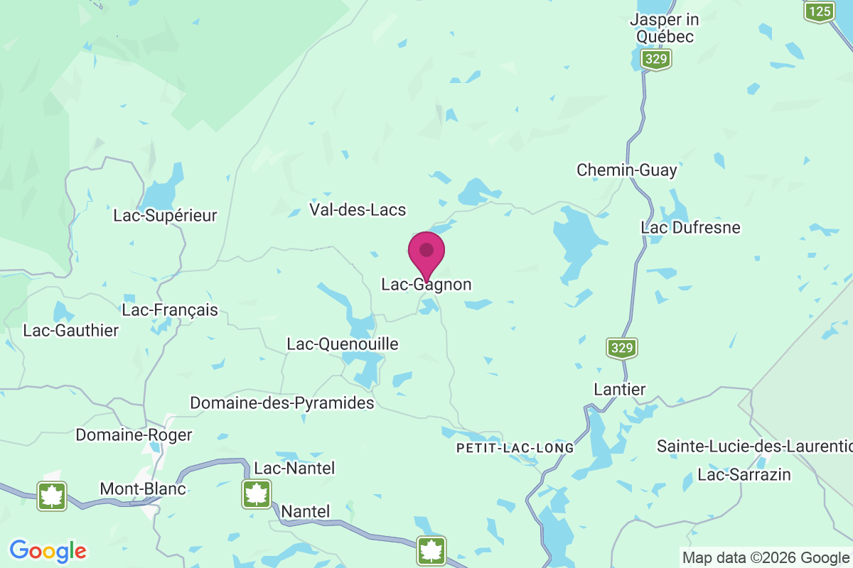 Carte de Lac-Gagnon