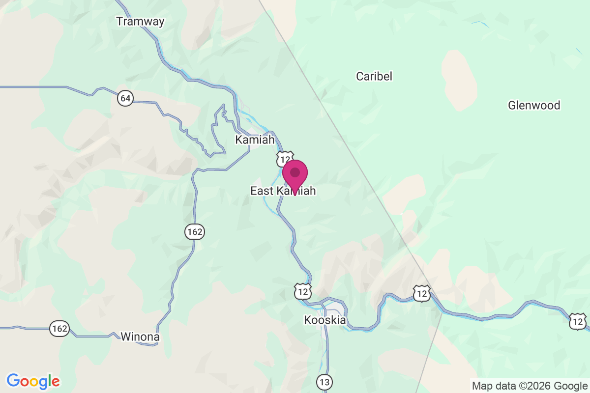Carte de East Kamiah