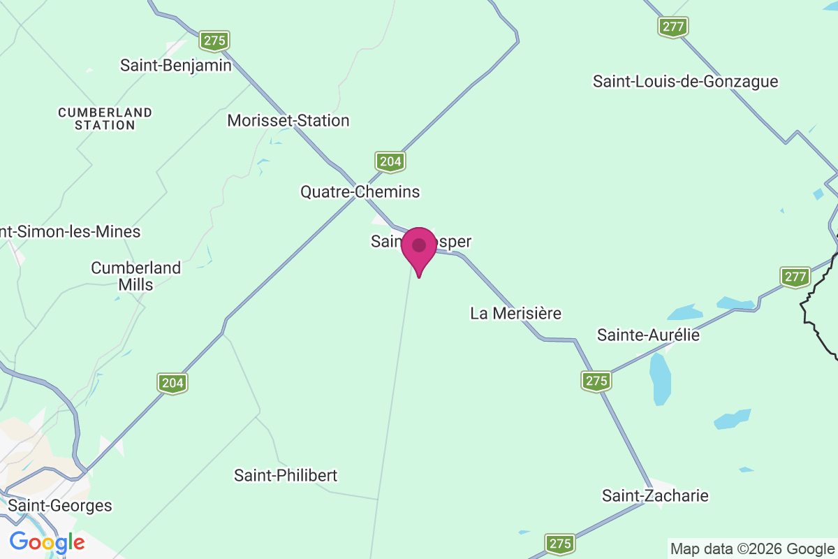 Carte de Saint-Prosper-de-Dorchester