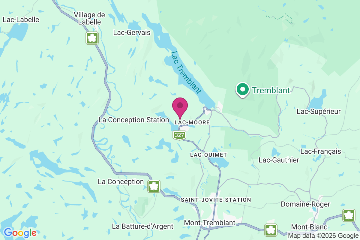 Carte de Lac Mercier
