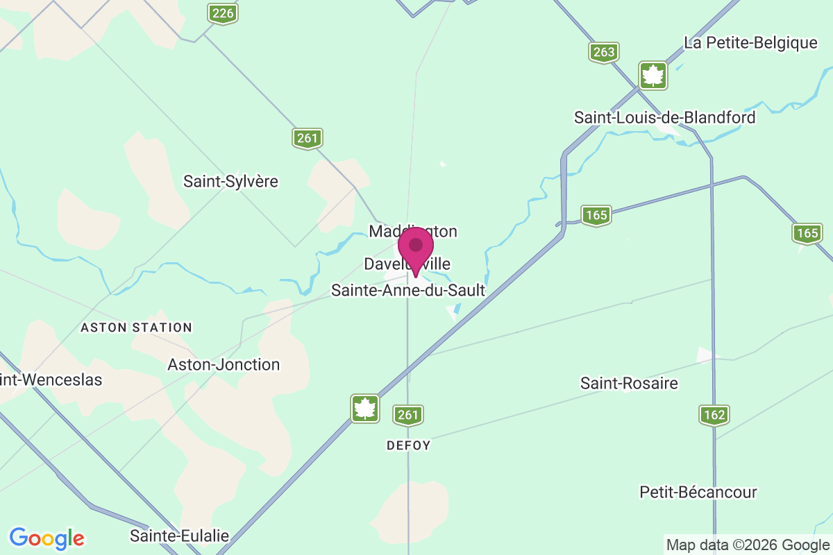 Carte de Daveluyville