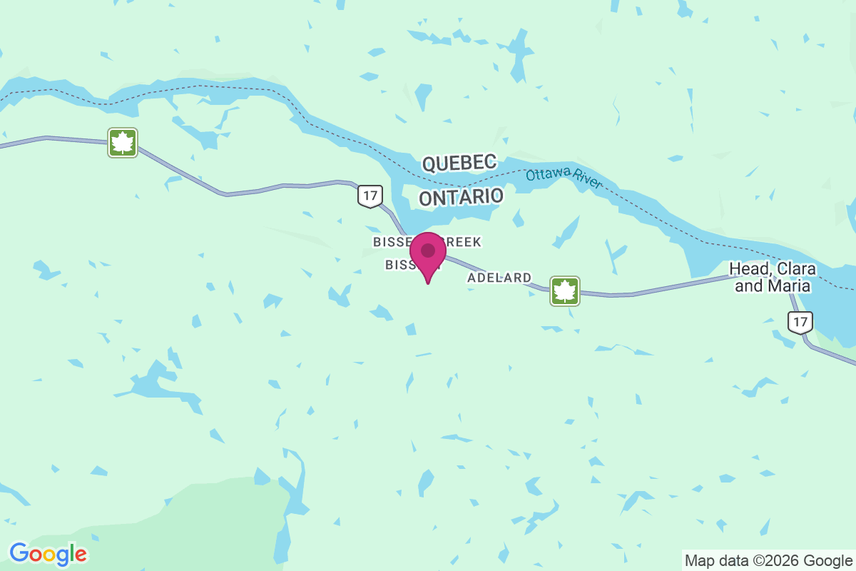 Carte de Bissett Creek
