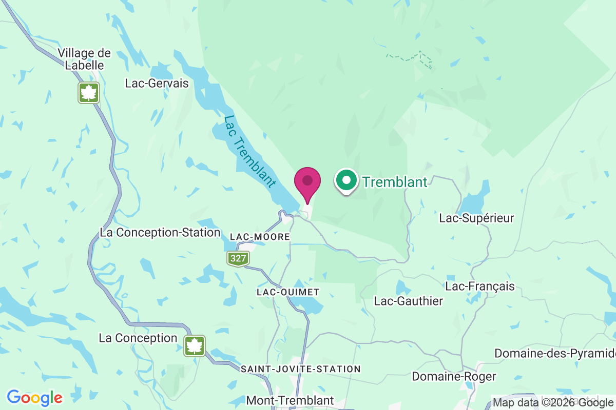 Carte de Mont-Tremblant