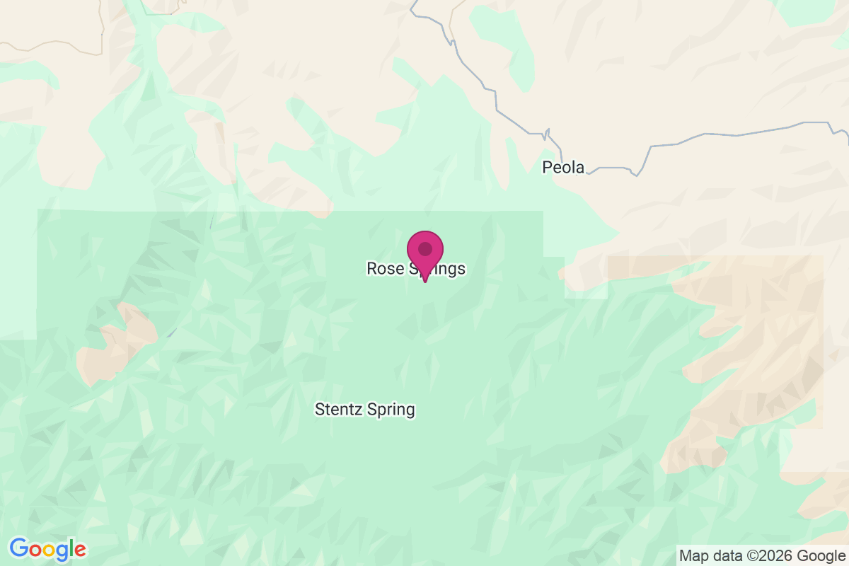 Carte de Rose Springs