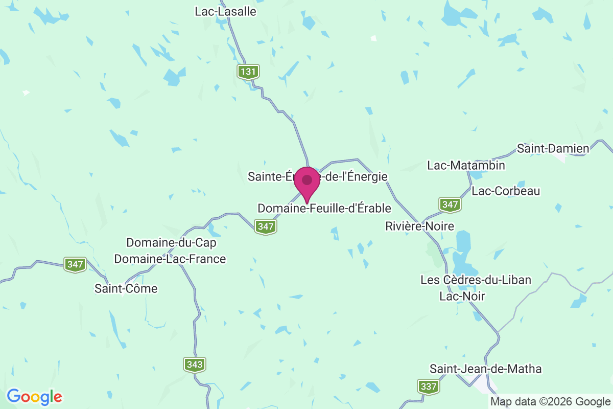 Carte de Sainte-Emélie